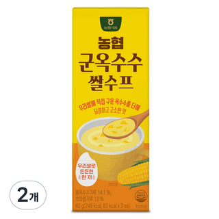 Nonghyupsikpum 烤玉米米糊 3入, 60g, 2個