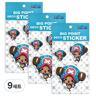 航海王 大重點 裝飾貼紙組, 9套, 喬巴