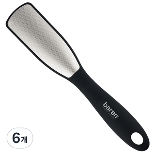 바렌 양면 스테인레스 발각질제거기, 1개입, 6개