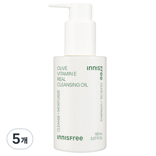 INNISFREE 橄欖維他命E真卸妝油, 5個, 150ml