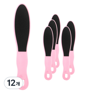 Foaming Home 高效足部去角質器 尖頭型 粉紅色, 18g, 12個, 1入