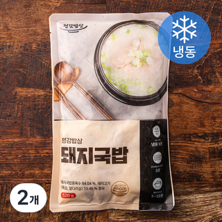 정감밥상 돼지국밥 (냉동), 520g, 2개