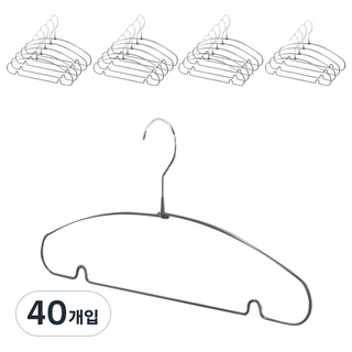 Like House 防滑滑衣架, 灰色, 40入