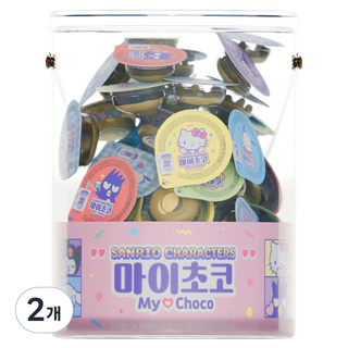 산리오캐릭터즈 마이초코 과자 25p 랜덤발송, 2개, 575g