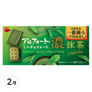 BOURBON 北日本 Alfort抹茶迷你巧克力, 2個, 60g