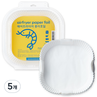 GAGAHOHO氣炸鍋吸油紙 7.2L, 90入, 5個, 26cm