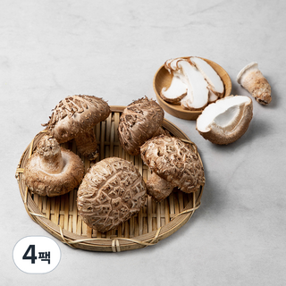 GAP 인증 청양 표고버섯 화고, 200g, 4팩