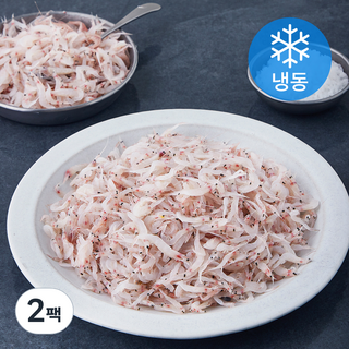 어부심 갓잡아 얼린 국내산 동백하 (냉동), 500g, 2팩