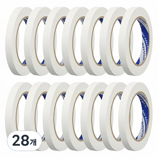 O-ON 白色遮蔽膠帶 10mm, 28個