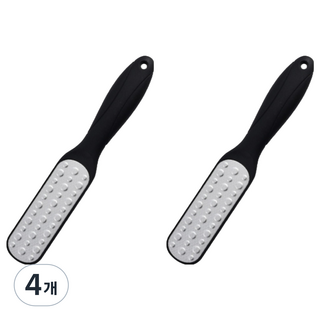 Radelli 簡約多用途足部去角質器 黑色, 4個, 1入, 500g