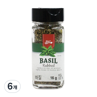 麵包花園羅勒, 16g, 6個