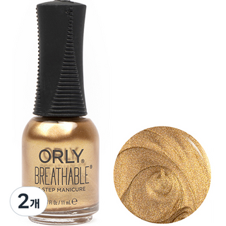 ORLY 透氣色彩營養劑 2070079 迷失迷宮, 2個, 11ml