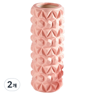 EVA材質按摩滾筒 鑽石款 迷你 30 x 9cm, 粉色, 2個