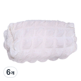 雲朵筆袋 鉛筆盒及多功能收納包, 6個, 白色