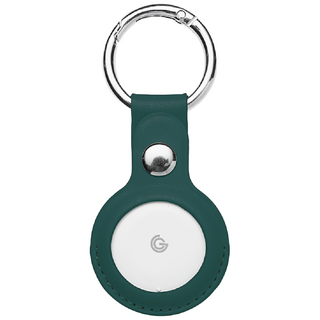 grantclassic GC-Tag 皮革雙孔金屬扣保護套 C116-01, 暗綠色, 1個