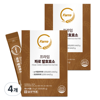 일양약품 프라임 파로 발효효소 30p, 90g, 4개