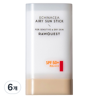Rawquest 紫錐花空氣防曬棒 SPF50+ PA++++, 19克, 6個
