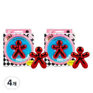 Mr&Mrs FRAGRANCE Niki Classic 車用芳香劑, 4個, 薄荷
