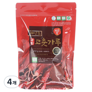 自然愛 太陽椒辣椒粉, 4個, 250g