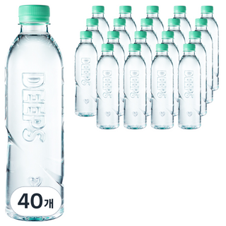 딥스 해양심층수 에코그린 무라벨, 500ml, 40개