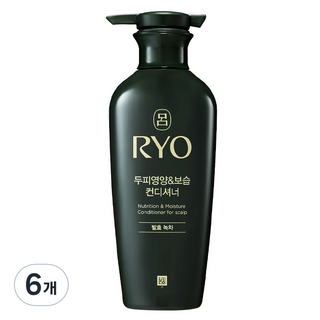 RYO 呂 經典頭皮滋養保濕潤髮乳, 400ml, 6瓶