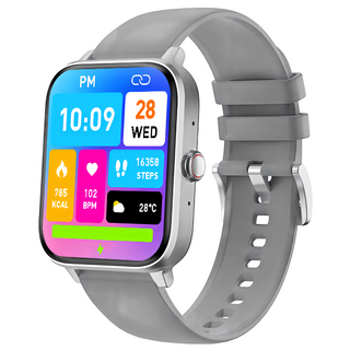 DTAudio 聆翔 智能運動手錶 S50, 銀色, 藍牙, 1.83吋