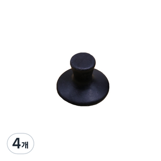 臉部用烏石按摩石, 4個, 單一顏色