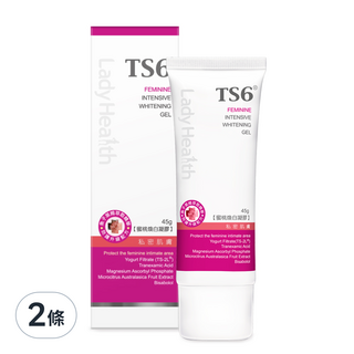 TS6 蜜桃煥白凝膠，女性私密肌膚，45g, 2條