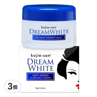 Kojie San 長灘島夢幻美肌面霜 3條 夜間修護 保濕滋潤, 30g, 3罐