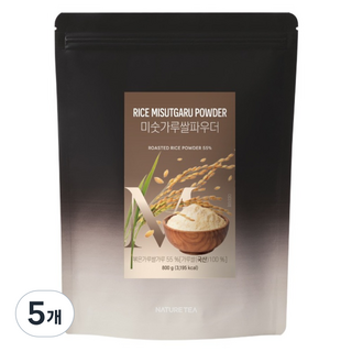 Nature Tea 穀物米粉, 800g, 5個, 1入