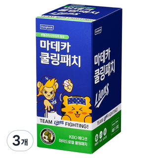 동국제약 마데카 쿨링패치 KBO 에디션 삼성, 3개, 10개입