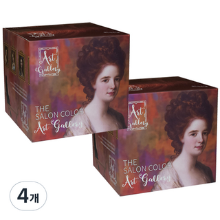 아트갤러리 더 살롱 컬러 염색제, 아트와인브라운, 4개