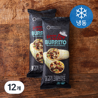 불고기 크림 브리또 (냉동), 125g, 1개입, 12개