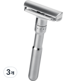 Mazing Choice 男士用高級手動刮鬍刀 銀色, 1入, 3個