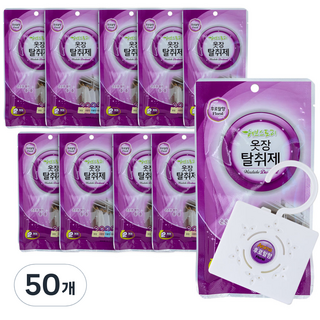 허브스토리 아로마 옷장탈취제 후로랄향, 50개, 1g