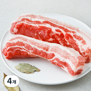 고급진 캐나다산 삼겹살 수육보쌈용 (냉장), 4개, 1kg