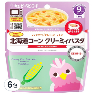 kewpie 北海道玉米奶香義麵 MA-91 9M, 6包, 北海道玉米奶香, 130g
