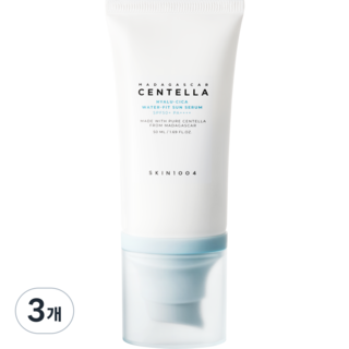스킨1004 센텔라 히알루 시카 워터핏 선 세럼 SPF50+ PA++++, 50ml, 3개