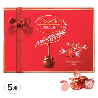 Lindt 瑞士蓮 LINDOR Lindor 牛奶巧克力 12入, 150g, 5個