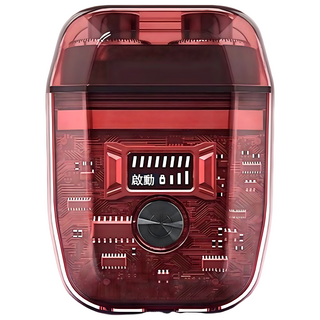 KONKA 康佳 透明智能電顯刮鬍刀, KTXD-1320-T(S), 透明紅