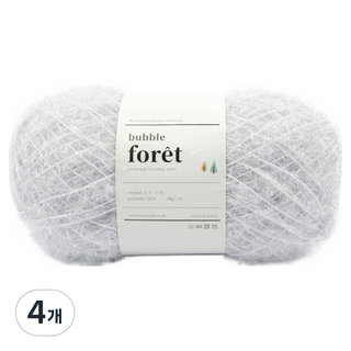 brand yarn 菜瓜布編織線, 4個, 60銀灰色
