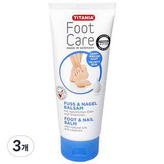 TITANIA 足部與指甲修護霜, 100ml, 3個