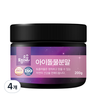 Tojongherb 偶像水粉末, 4個, 200g