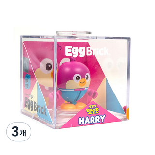Pororo 雞蛋積木公仔 哈利, 3個
