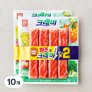 한성기업 크래미 맛살, 145g, 10개