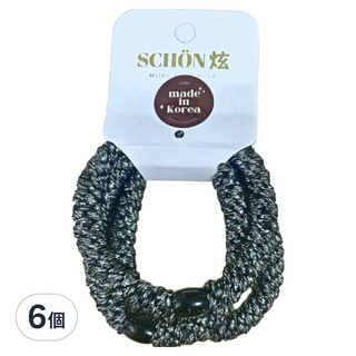 SCHÖN 韓國 KNK 超彈力皮筋 3入組, M1020, 2組