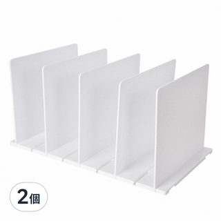 Craftsman In Storage 收納職人 日式簡約多功能包包立式收納架, 2個, 白色