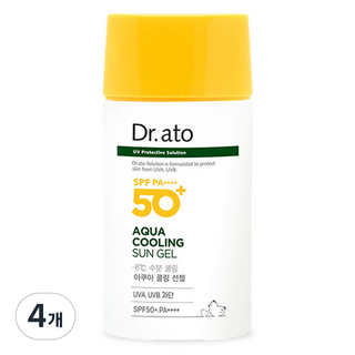 Dr.ato 水感涼爽防曬乳 SPF50+ PA++++, 50ml, 4個
