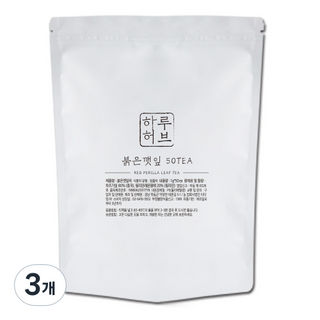Haru Herb 紅芝麻茶 大容量, 1g, 50入, 3個