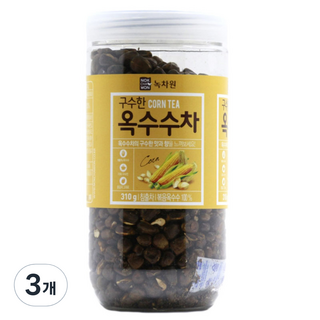 녹차원 구수한 옥수수차, 3개, 310g, 1개입, 3개, 310g